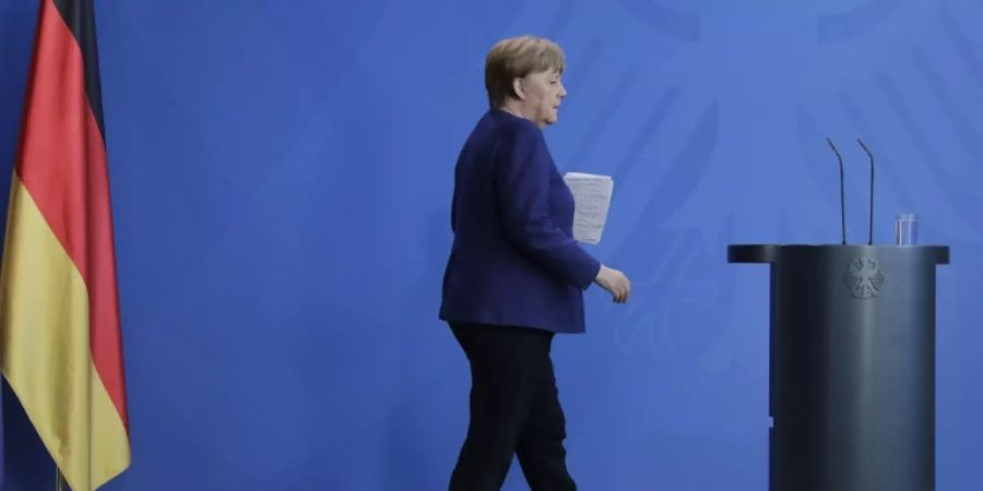 Merkel am Montag in Berlin