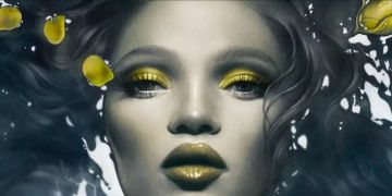 Affinity Photo Frau gelb