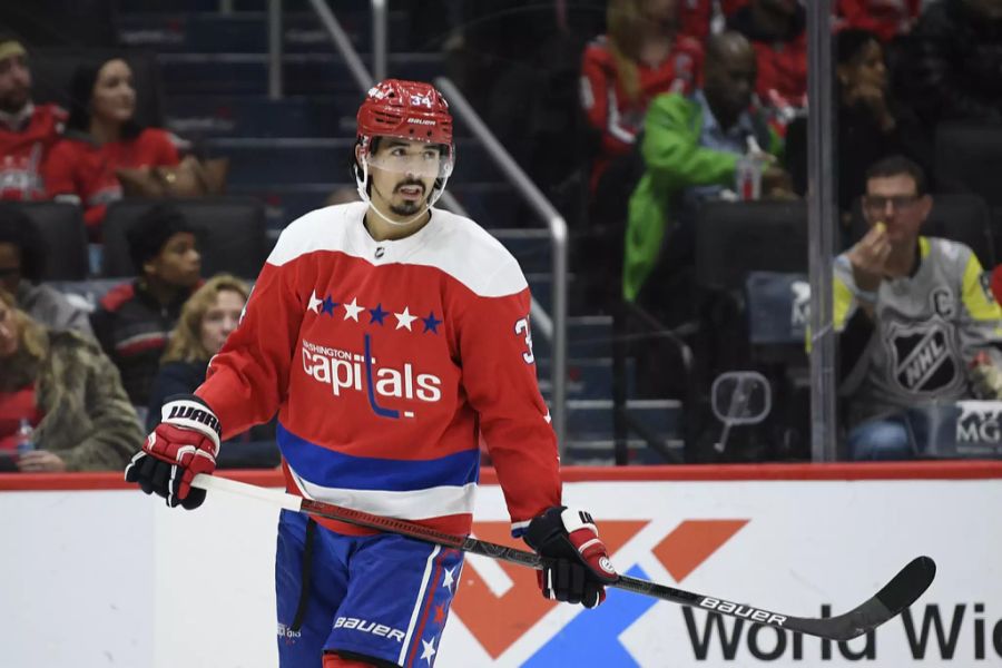 Jonas Siegenthaler steht bei den Washington Capitals unter Vertrag.