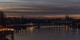 Basel - Schlägerei unter der Wettsteinbrücke in Basel