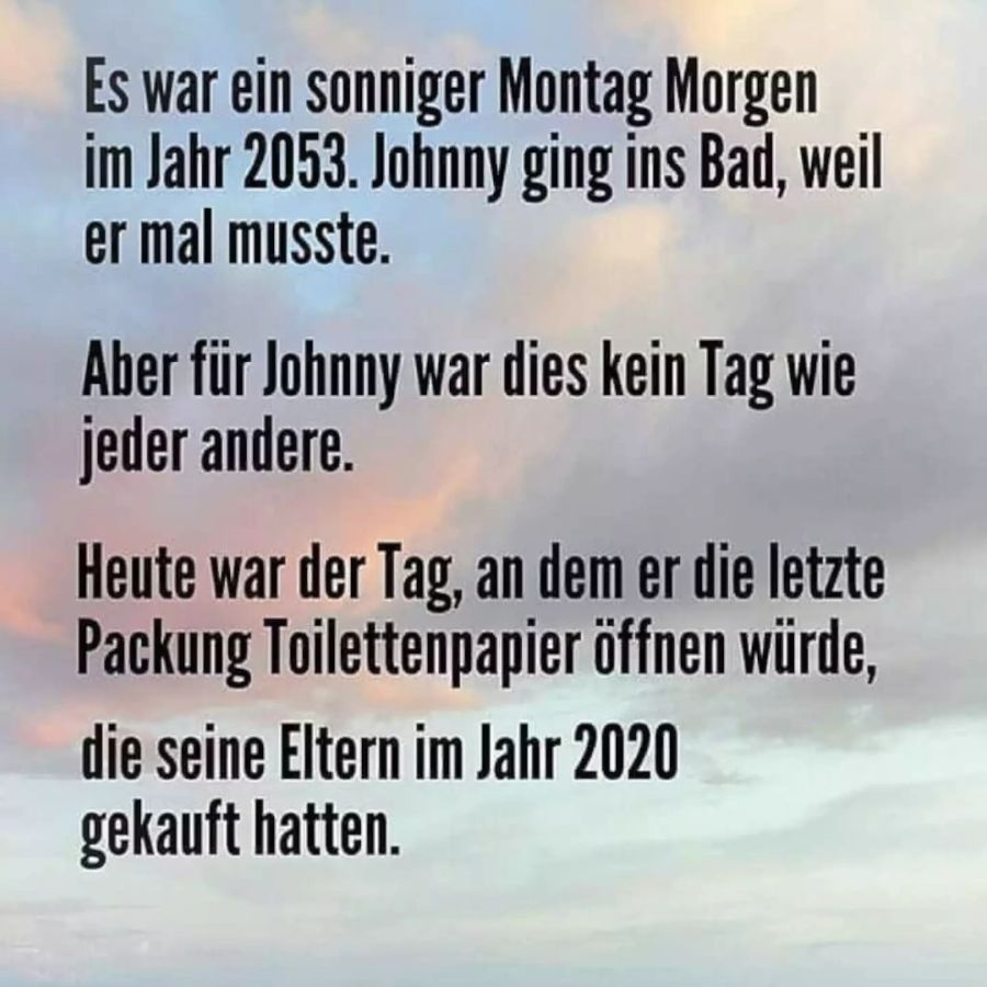 Coronameme zur Klopapier-Knappheit.