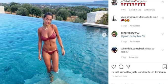 Hit-Sängerin Rita Ora zeigt gerne, was Gott ihr geschenkt hat. Rita Ora