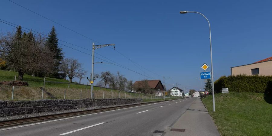 Einfahrtsstrasse von Boniswil nach Hallwil.