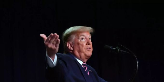 US-Präsident Trump bei Nationalem Gebetsfrühstück US-Präsident Trump bei Nationalem Gebetsfrühstück