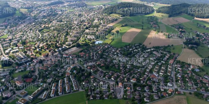 Der Blick auf Ittigen von oben. ittigen