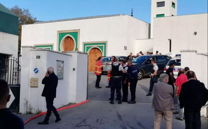 Die Moschee in Bayonne (F). moschee