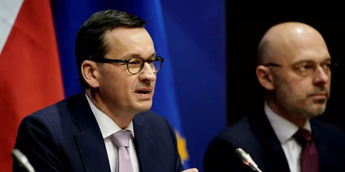 Polens Ministerpräsident Mateusz Morawiecki. Mateusz Morawiecki