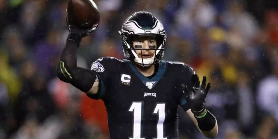 Carson Wentz führte Philadelphia zum Sieg. Foto: Matt Rourke/AP/dpa