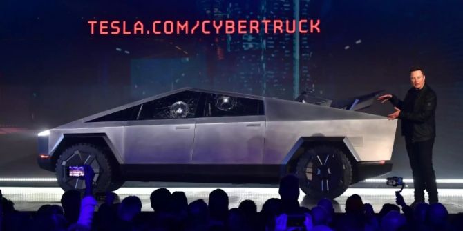 Tesla Cybertruck panne