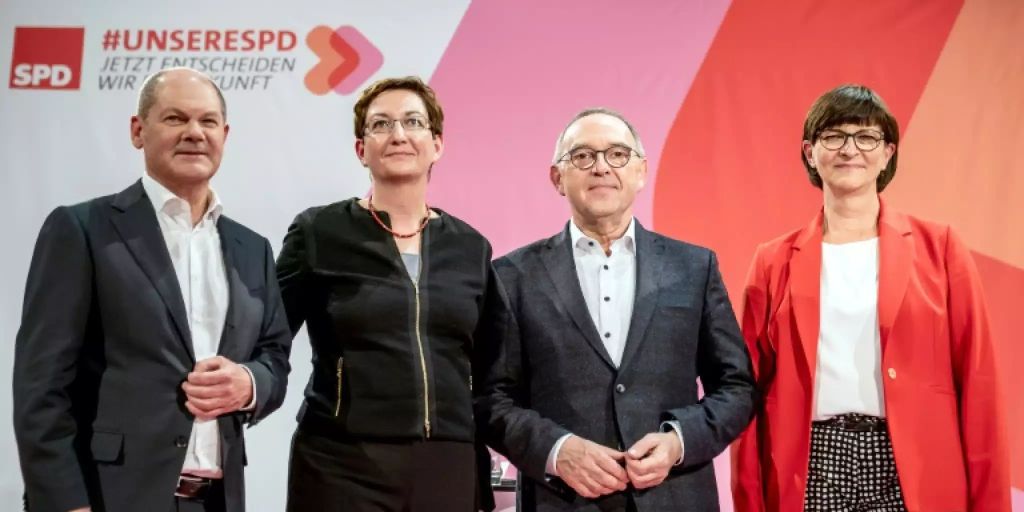 SPD Gibt Ergebnis Der Stichwahl Zur Neuen Parteispitze Bekannt