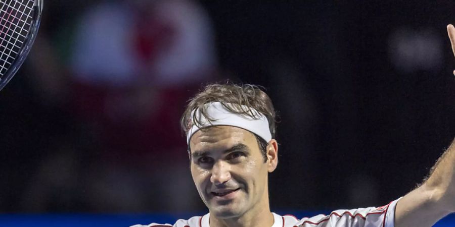 In Basel immer überzeugend: Roger Federer würde sich über einen Viertelfinal gegen Stan Wawrinka freuen