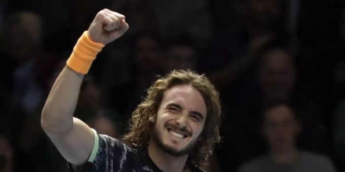 Strahlemann und auch in London einer der grossen Publikumslieblinge: Stefanos Tsitsipas Strahlemann und auch in London einer der grossen Publikumslieblinge: Stefanos Tsitsipas