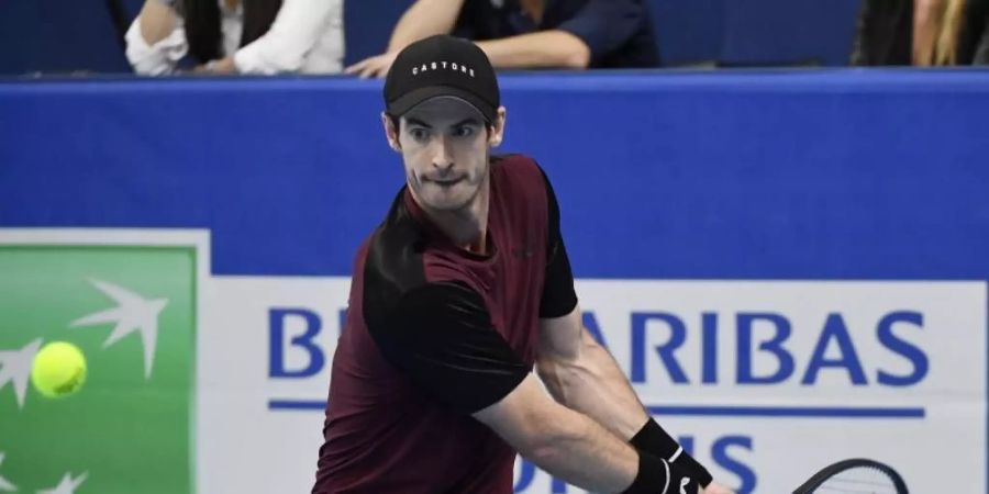 Andy Murray gewinnt das Turnier der European Open in Antwerpen. Foto: John Thys/belga/dpa