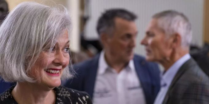 Doris Aebi (GLP) stellt mit Yvonne Feri (SP) und Grossrätin Jeanine Glarner (FDP) die Weiblichen Kandidaten der Regierungsratsersatzwahlen dar. glarner doris