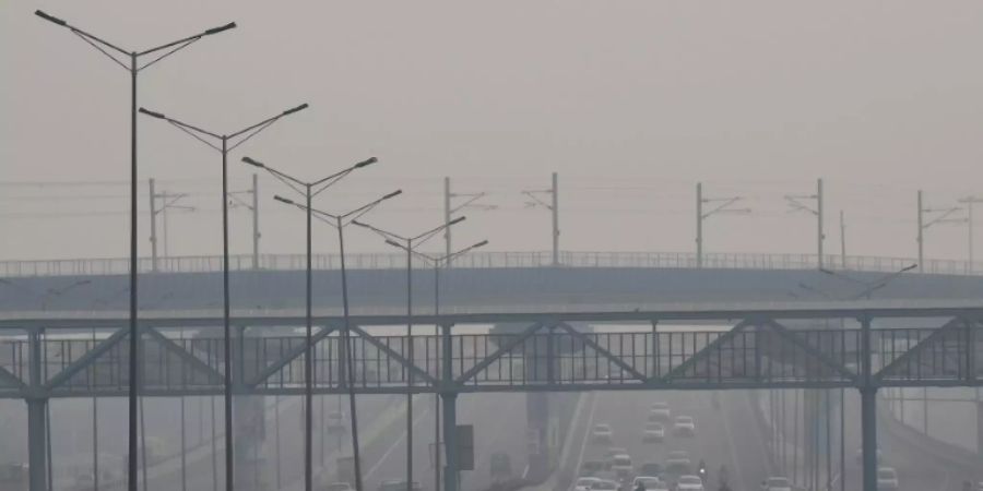 Smog über Neu Delhi