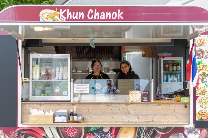 F. Gasser vom Khun Chanok Thai Food.