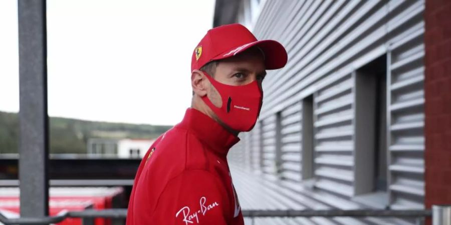 Fährt diese Saison hinterher: Kann Sebastian Vettel mit Ferrari das Ruder herumreissen?. Foto: Francisco Seco/AP/dpa