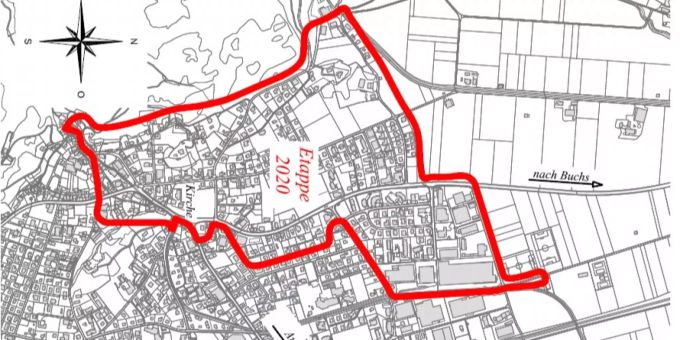 Ab dem 17. August 2020 wird das Gebiet im Bereich Dorf West den Spül- und Kontrollarbeiten unterzogen.