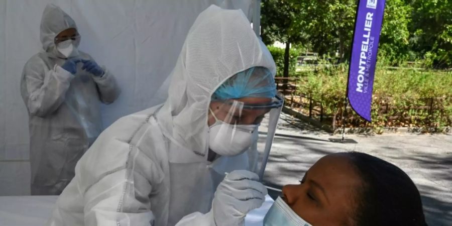Coronavirus-Test in Montpellier