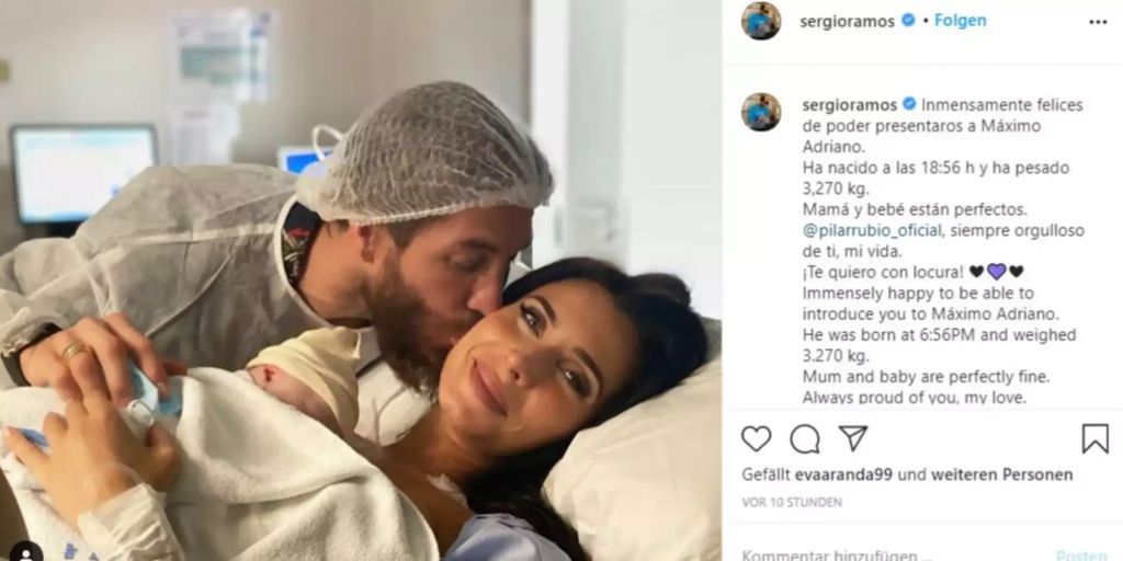 Real Madrid Sergio Ramos Ist Zum Vierten Mal Papa Geworden