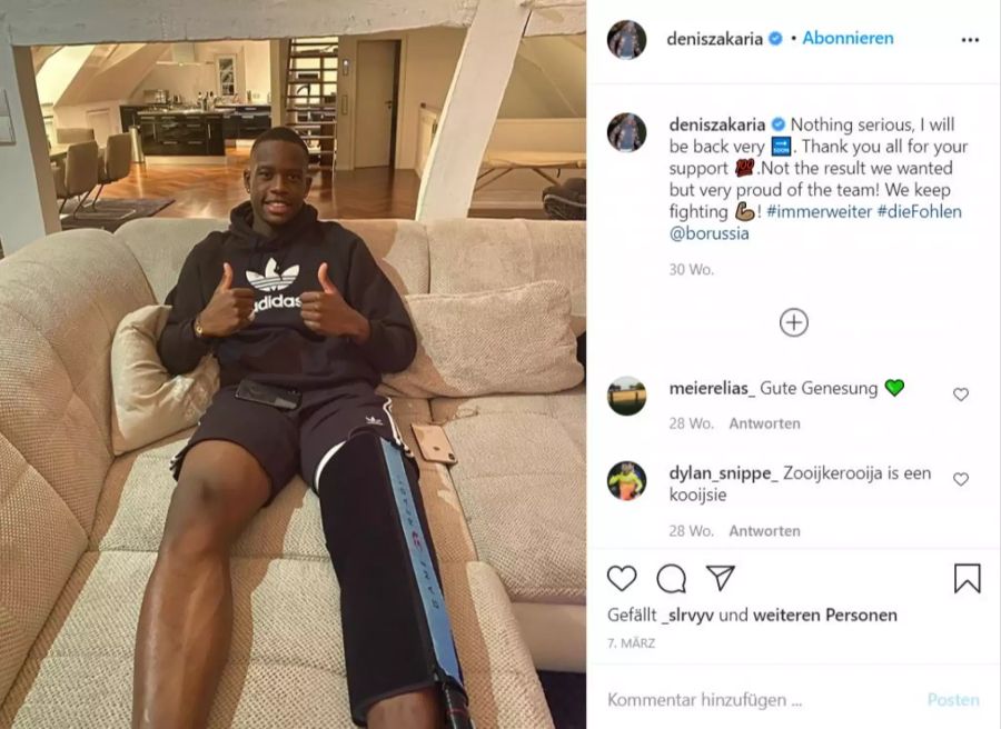 Denis Zakaria Instagram