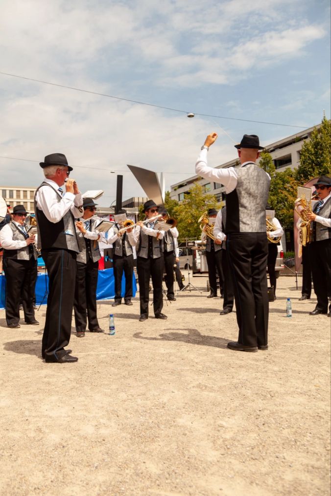 Stadtmusik Dietikon tritt am 1. August in einer Kleinformation auf.