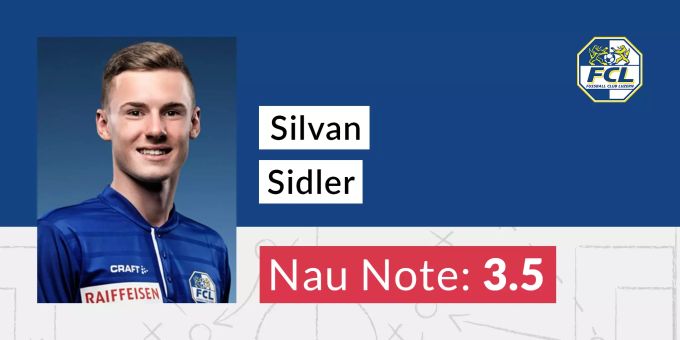 Die Nau-Note für Silvan Sidler. fc luzern