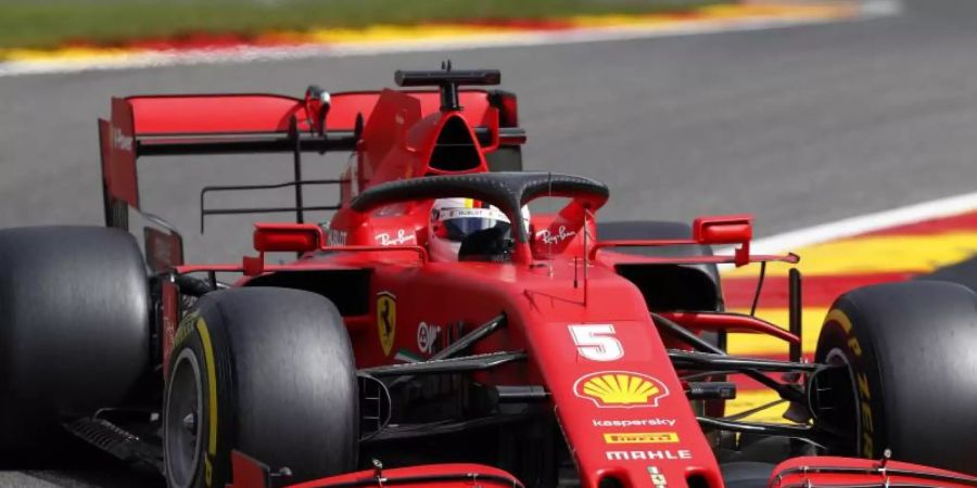 Sebastian Vettel und Ferrari hoffen auf einen Fortschritt. Foto: Francois Lenoir/POOL REUTERS/AP/dpa