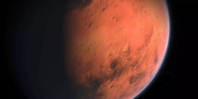 Eine Aufnahme des Mars. mars 2020
