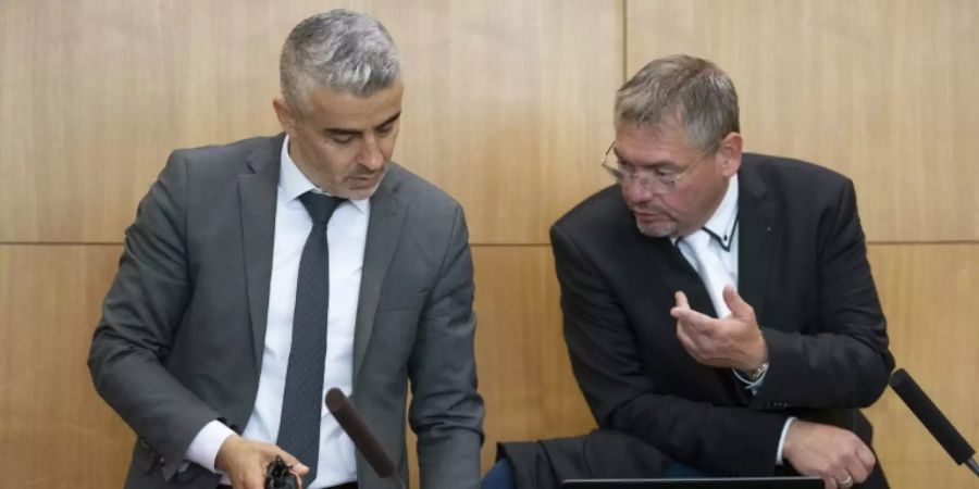 Anwälte Mustafa Kaplan (links) und Frank Hannig