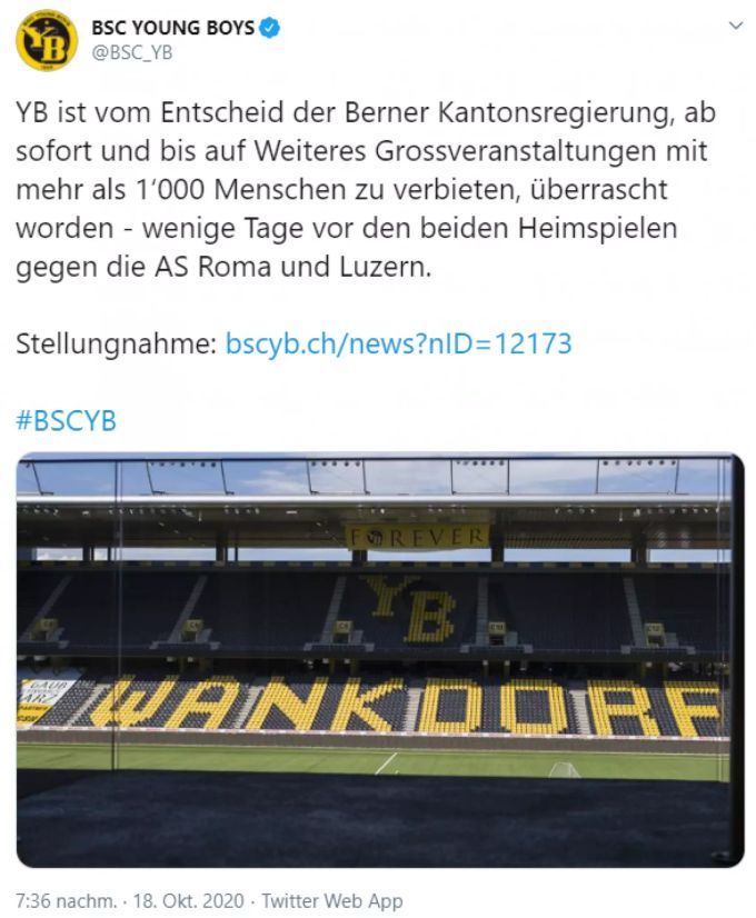 YB trägt in der kommenden Woche zwei Heimspiele aus. YB SCB