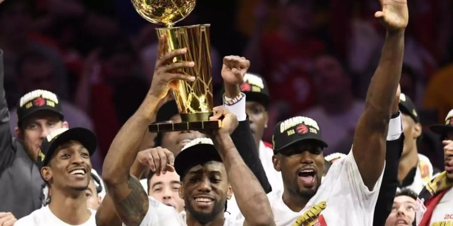 Die Toronto Raptors haben zum ersten Mal den NBA-Titel gewonnen. Foto: Frank Gunn/The Canadian Press