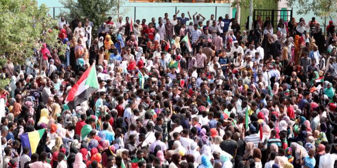 Proteste in der sudanesischen Hauptstadt Khartum Anfang August. proteste khartum