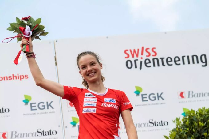 Simona Aebersold an den Europameisterschaften 2018 in der Schweiz. Daniel Hubmann Simona Aebersold