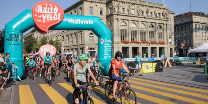 Velofestival in der Stadt Bern zum Staunen und Mitmachen