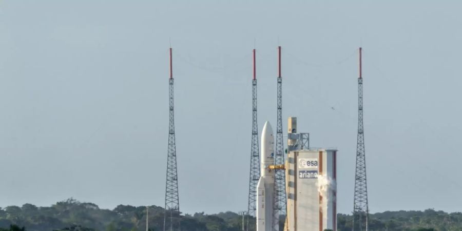 Der Weltraumbahnhof in Kourou in Französisch-Guyana