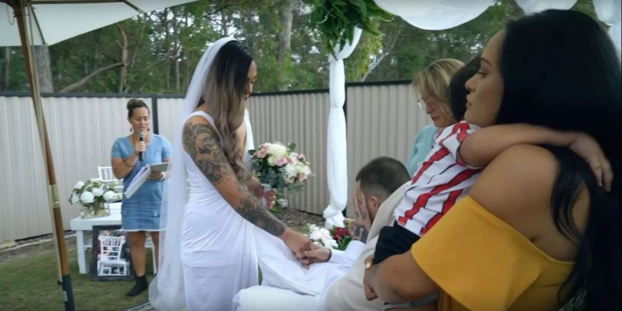 Kiwi Hochzeit Haka