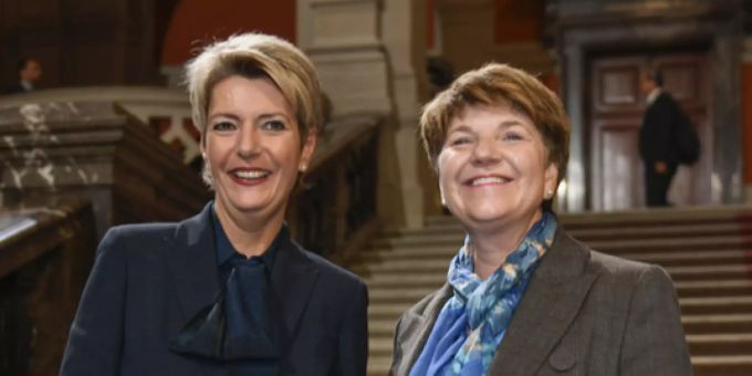 Bundesrat Noten: Karin Keller-Sutter und Viola Amherd sind am beliebtesten. bundesrat noten