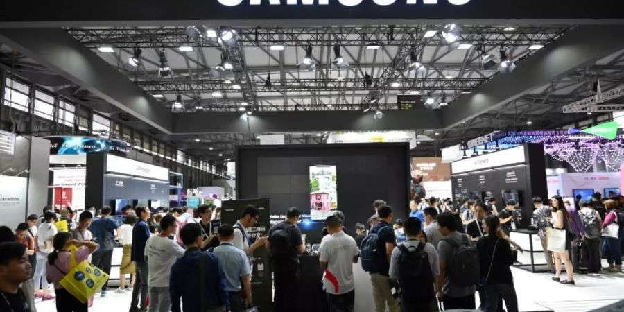 Samsung-Stand bei Mobile World Congress in Shanghai