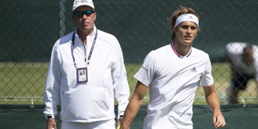 Alexander Zverev und Coach Ivan Lendl haben ihre Zusammenarbeit beendet