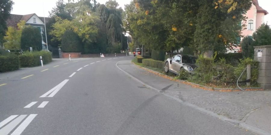 Beim Unfall wurde niemand verletzt.