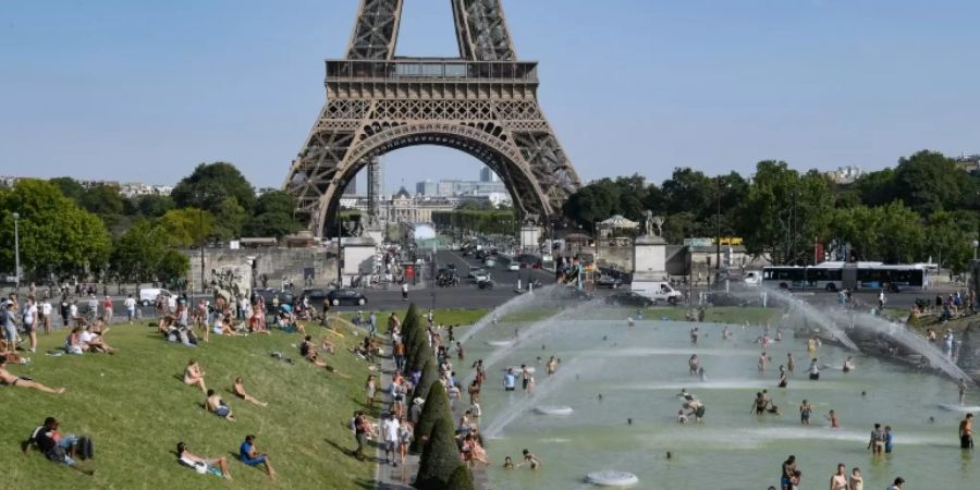 Rekordtemperaturen im Juli 2019 in Paris