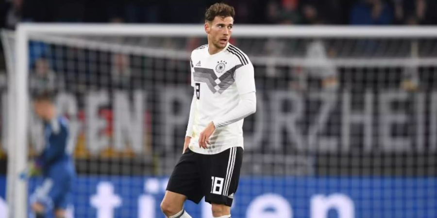 Bundestrainer Joachim Löw hat Leon Goretzka für die EM-Qualifikationsspiele nominiert. Foto: Swen Pförtner