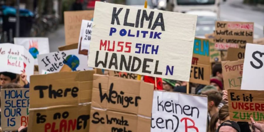 Klima-Demo in Frankfurt am Main