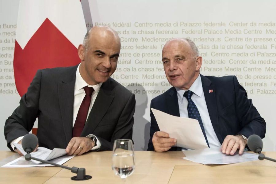 Alain Berset Ueli Maurer