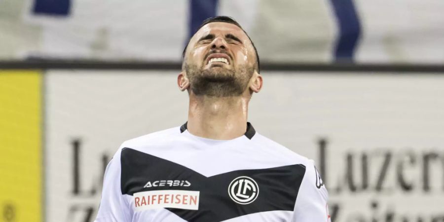 Armando Sadiku spielte im letzten Halbjahr für Lugano