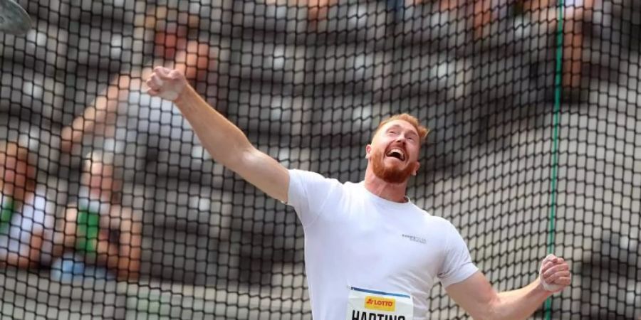 Christoph Harting landet beim ISTAF auf Rang neun. Foto: Jens Büttner