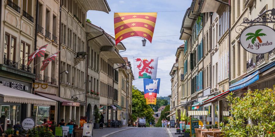 Die Stadt Burgdorf im Emmental.