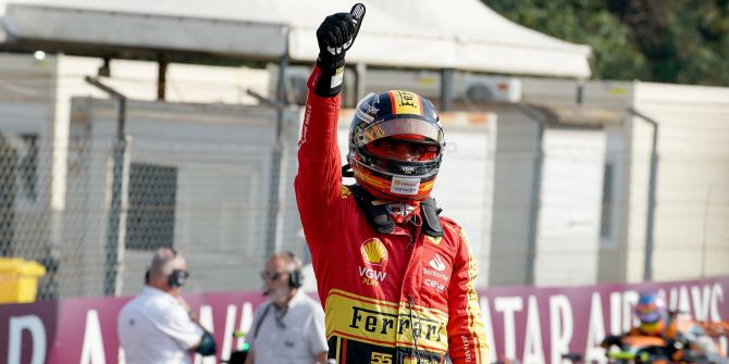 Carlos Sainz Ferrari Monza