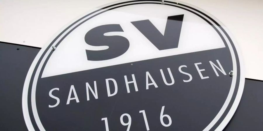Das Logo des Zweitligisten SV Sandhausen. Foto: picture alliance / dpa